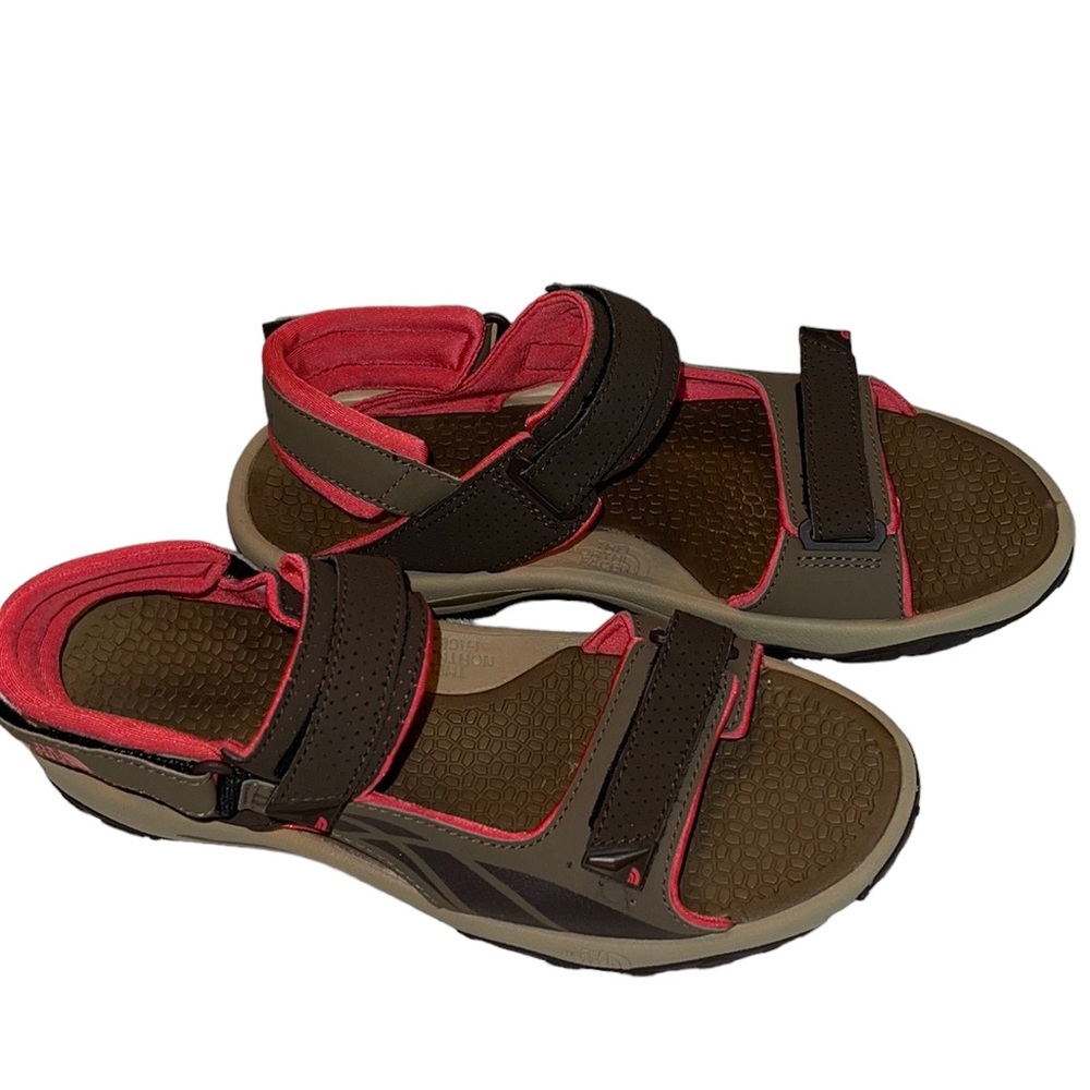 The North Face Brown/Pink Sandals Size 10
